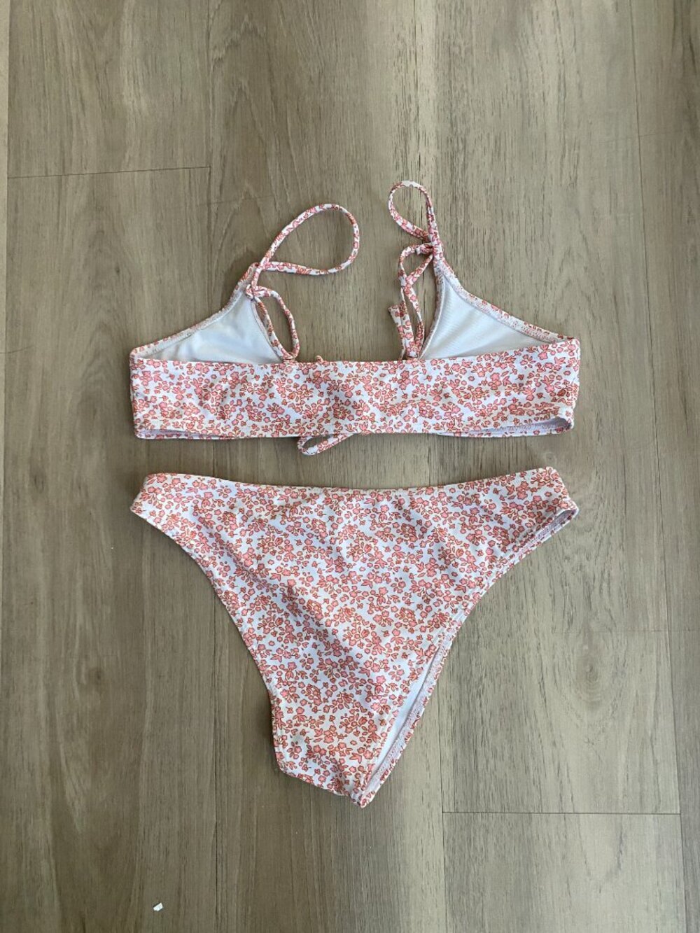 Swim Bundle Size Small  | SHEIN Floral Bikini Set + Floral High Waist & Orange - Picture 4 of 14